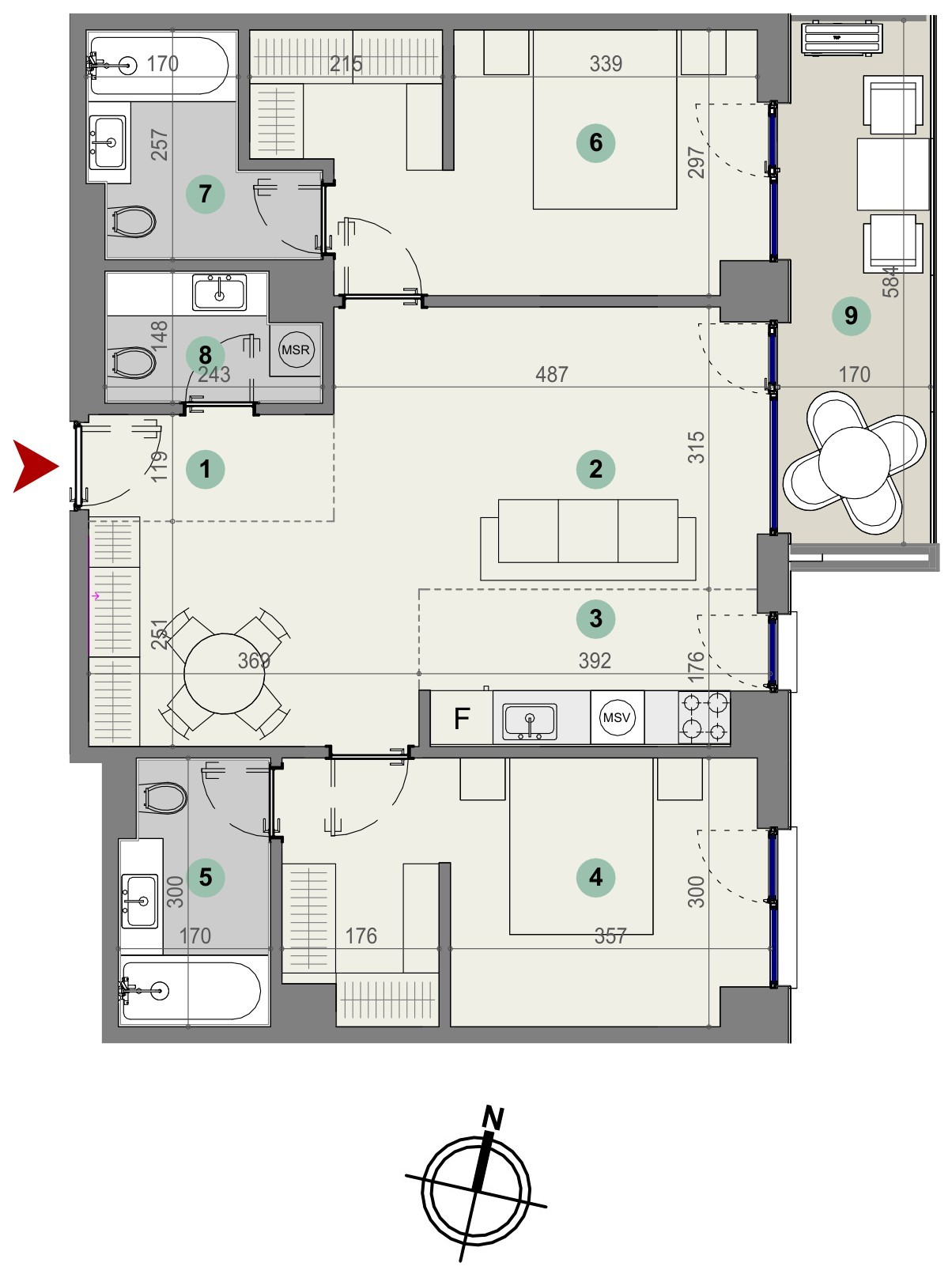 Plan apartament