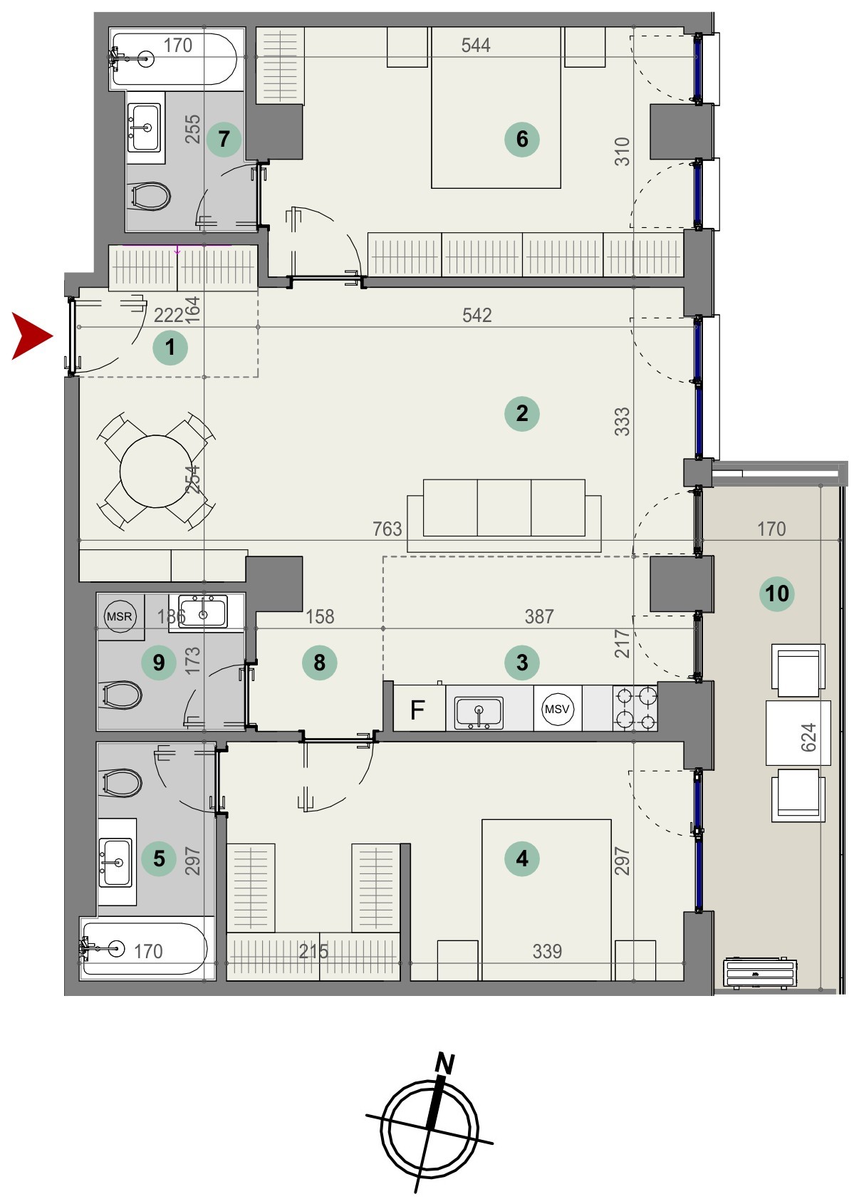 Plan apartament