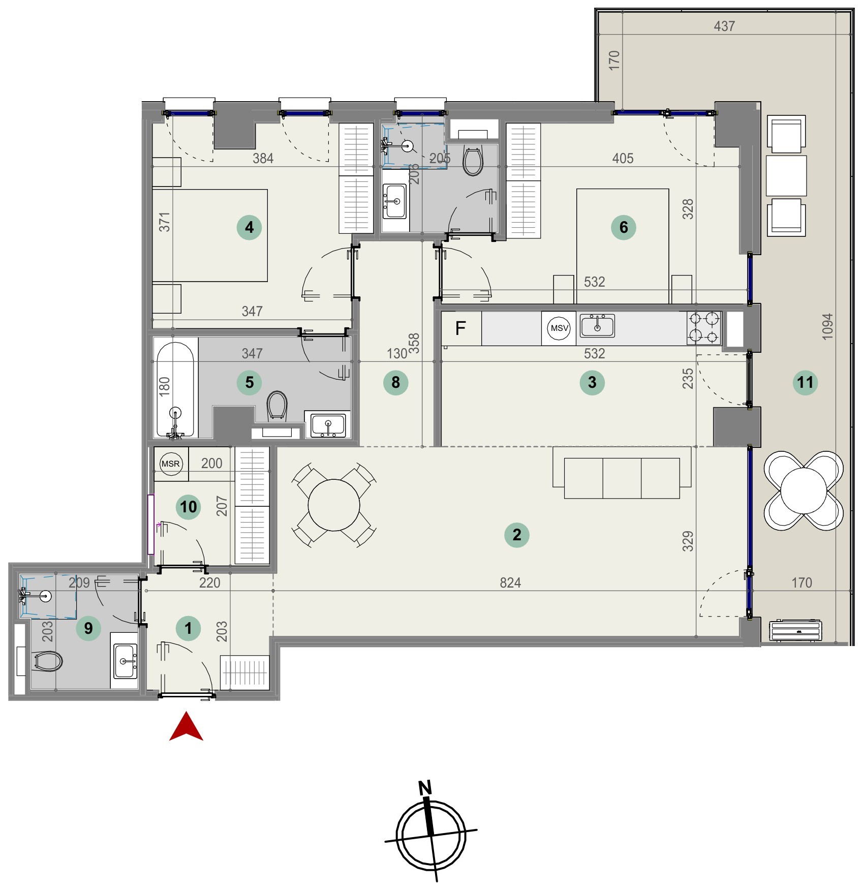 Plan apartament