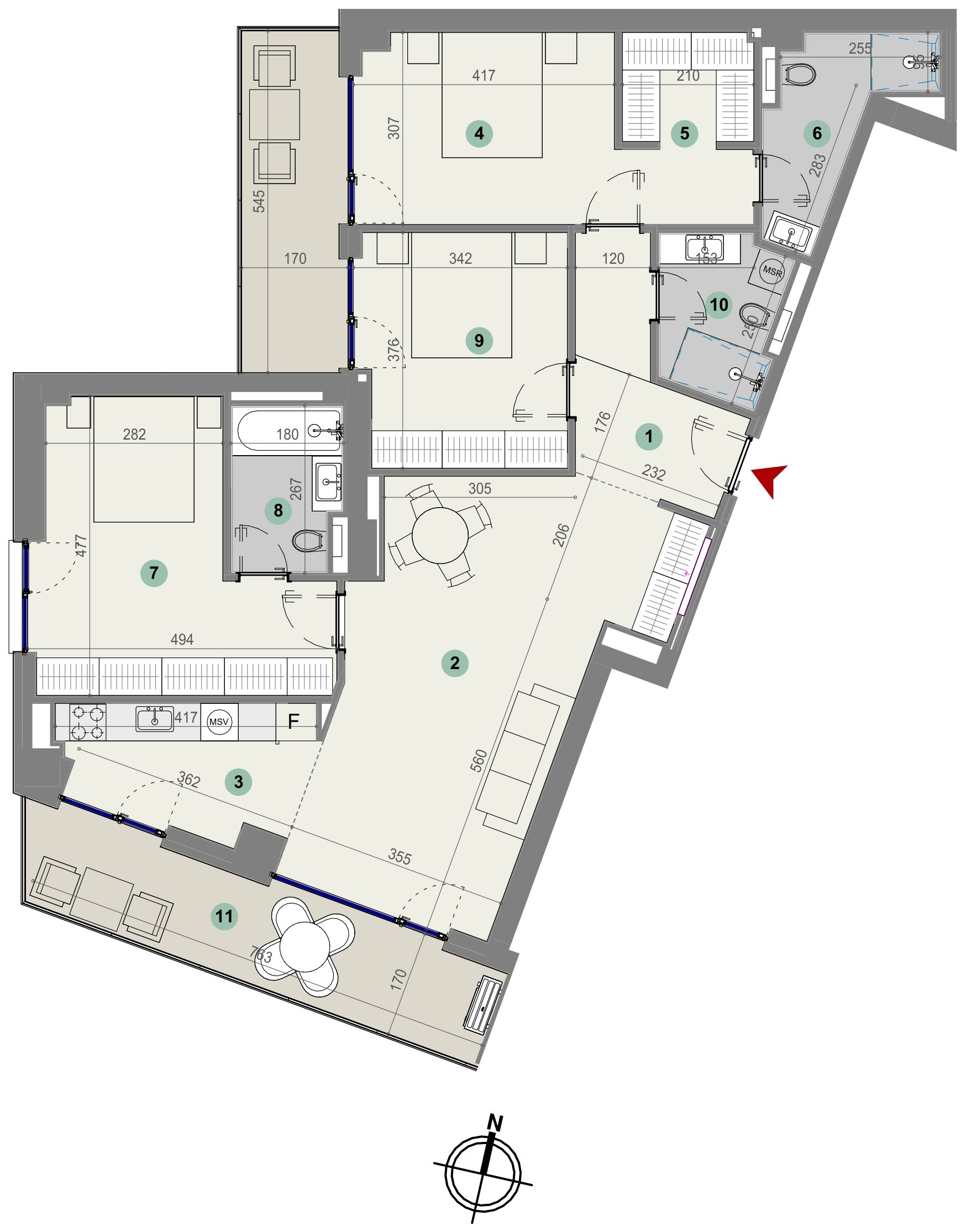 Plan apartament