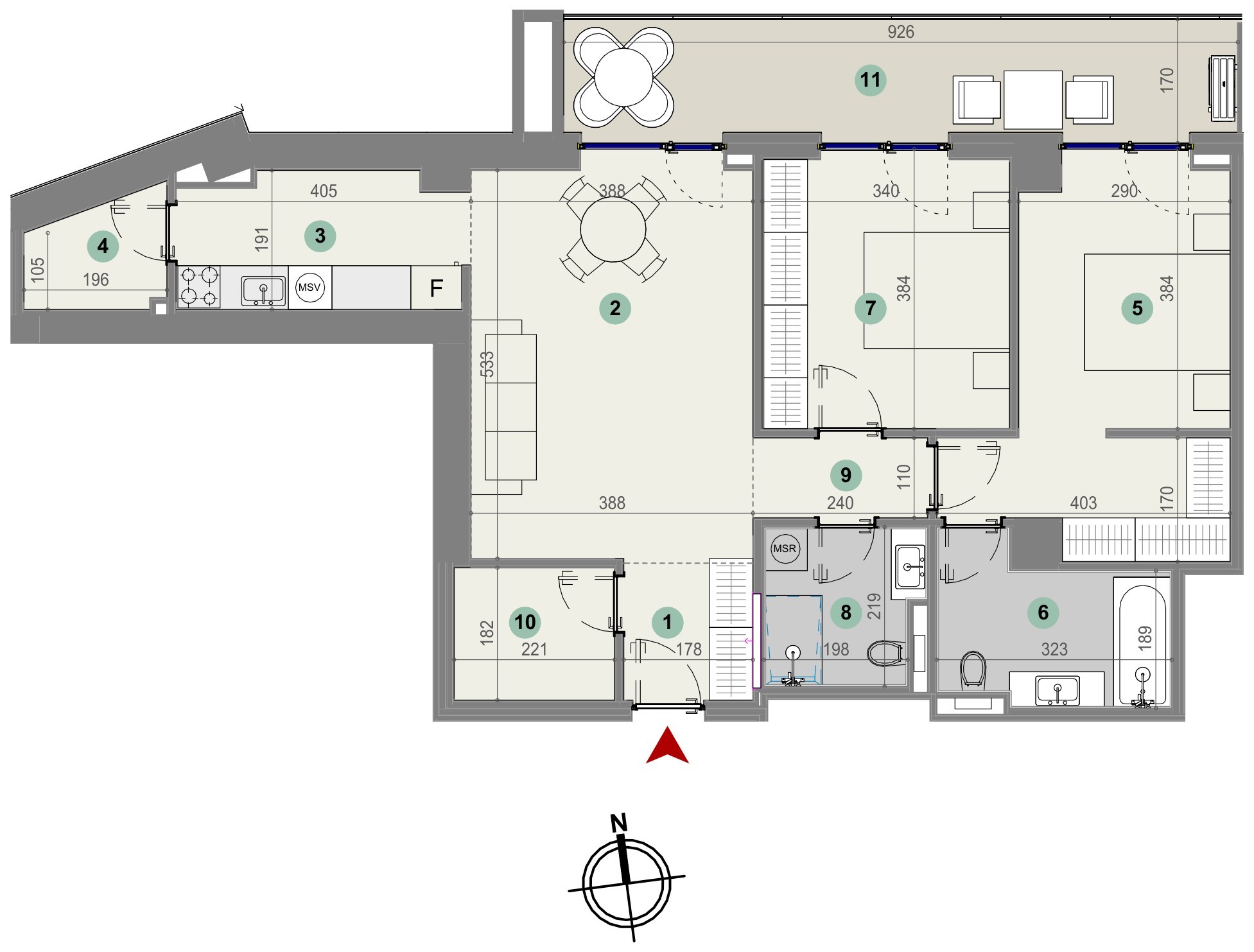 Plan apartament
