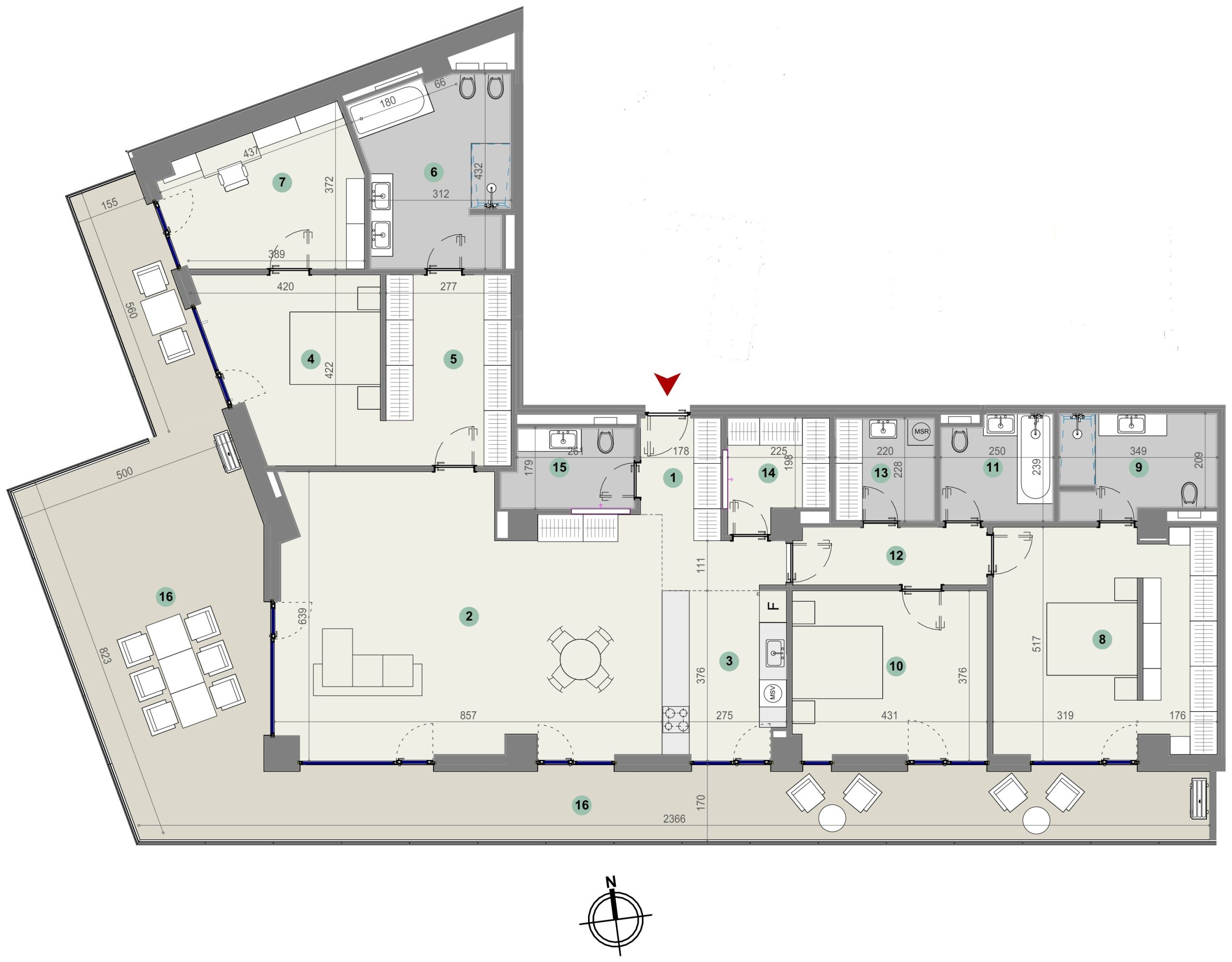 Plan apartament